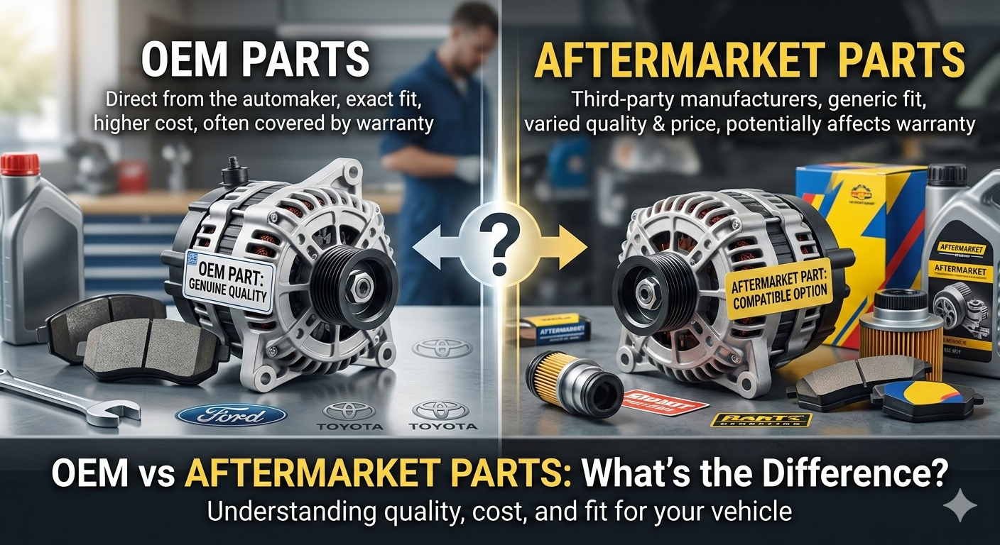 OEM vs Aftermarket Parts: What’s the Difference?
